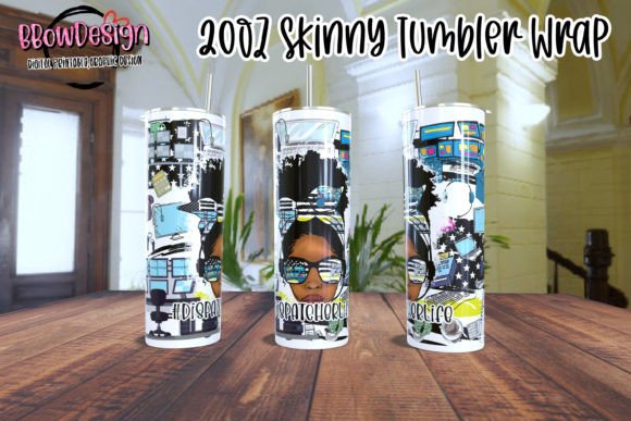 Afro 911 Dispatcher Life 20oz Skinny