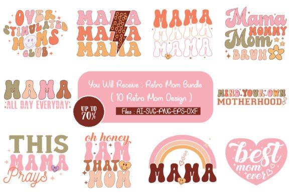 Retro Mom Design Bundle