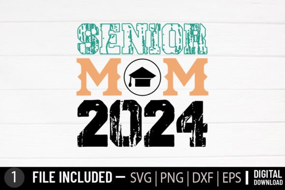 Senior Mom 2024: A Thoughtful Embroidery Design for Real Life